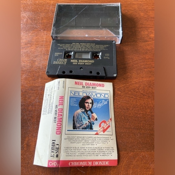 Vintage Neil Diamond His Very Best Cassette Tape 1970’s And 1980’s Pop Music - Picture 4 of 6